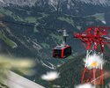 Bergbahn Gondel vom Lünersee, die gerade den Berg zum Lünersee hoch fährt | © Golm Silvretta Lünersee Tourismus GmbH Bregenz, Philipp Schilcher